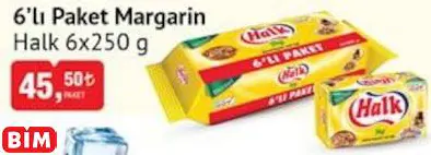 HALK  6’LI PAKET MARGARİN